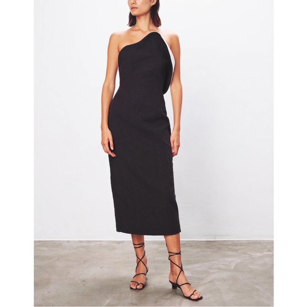 NWT Mara Hoffman Midi Strapless Black Lisha Dress